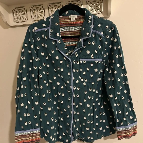 Sundance Pajama Set with Sheep Pattern - Picture 6 of 14